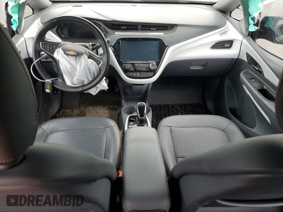 2018 Chevrolet Bolt EV Premier with VIN 1G1FX6S09J4122445, listed as a Copart auction lot 55230635 with 33,569 mi miles and Salvage title. Bid and sale history available at DreamBid. Image 8.