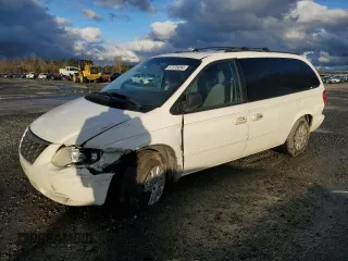 2006 Chrysler Town & Country LWB LX with VIN 2A4GP44R26R665808, listed as a Copart auction lot 87376894 with 214,666 mi miles and Salvage Title. Bid and sale history available at carsss.com. Image 1.