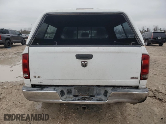 2006 Dodge Ram 2500 SLT with VIN 3D7KR29C36G226020, listed as a Copart auction lot 45051935 with 350,487 mi miles and Salvage Title. Bid and sale history available at carsss.com. Image 6.