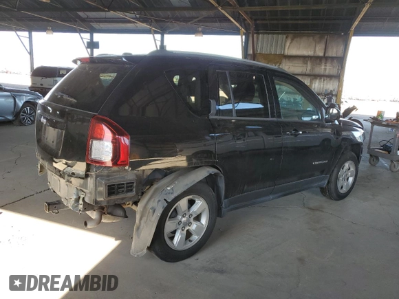2016 Jeep Compass Sport with VIN 1C4NJCBB4GD603085, listed as a Copart auction lot 55611045 with 132,849 mi miles and Salvage title. Bid and sale history available at DreamBid. Image 3.