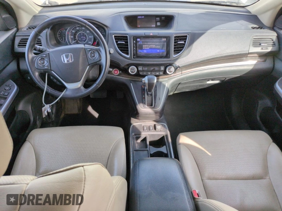 2015 Honda CR-V EX-L with VIN 5J6RM4H7XFL111385, listed as a Copart auction lot 48588225 with 129,162 mi miles and Salvage Title. Bid and sale history available at carsss.com. Image 8.
