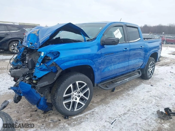 2023 Chevrolet Colorado 4WD Z71 with VIN 1GCPTDEK6P1232288, listed as a IAAI auction lot 41391309 with 1 mi miles. Bid and sale history available at carsss.com. Image 2.