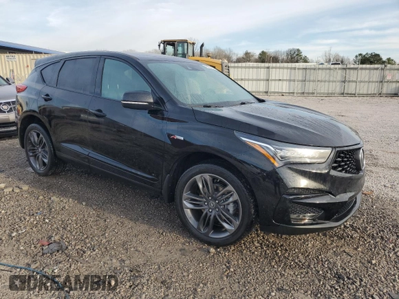 2020 Acura RDX w/A-Spec Pkg with VIN 5J8TC1H64LL014443, listed as a Copart auction lot 42860434 with 0 mi miles. Bid and sale history available at carsss.com. Image 4.