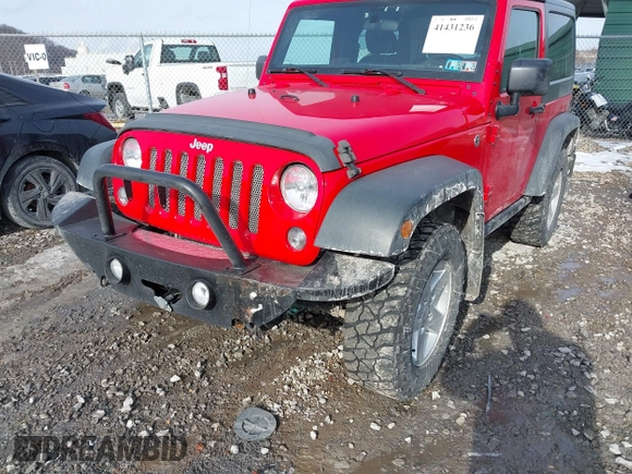 2018 Jeep Wrangler Willys Wheeler W с VIN 1C4AJWAG9JL906972, выставлен на аукционе IAAI как лот 41431236 с пробегом 57 682 миль миль и . История ставок и продаж доступна на DreamBid. Изображение 6.