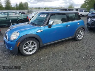 2008 MINI Cooper Hardtop S with VIN WMWMF73558TV33839, listed as a Copart auction lot 53319125 with 141,830 mi miles and Clean Title. Bid and sale history available at carsss.com. Image 1.