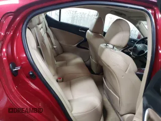 2006 Lexus IS 250 with VIN JTHCK262765001796, listed as a Copart auction lot 87960765 with 132,272 mi miles and Salvage Title. Bid and sale history available at DreamBid. Image 10.