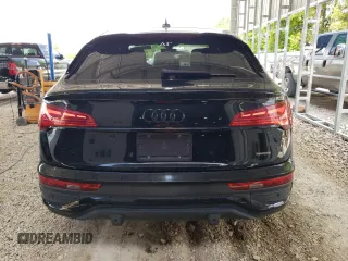 2023 Audi Q5 Sportback S line Premium Plus with VIN WA15AAFY4P2022274, listed as a Copart auction lot 54780165 with 37,836 mi miles and Salvage title. Bid and sale history available at DreamBid. Image 6.