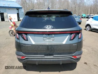2023 Hyundai Tucson SEL with VIN 5NMJFCAE3PH210830, listed as a Copart auction lot 53682455 with 21,535 mi miles and Salvage Title. Bid and sale history available at DreamBid. Image 6.