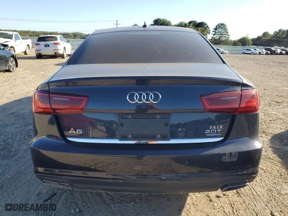 2018 Audi A6 Premium Plus with VIN WAUG8AFC1JN038966, listed as a Copart auction lot 73890364 with 0 mi miles and Clean Title. Bid and sale history available at carsss.com. Image 6.