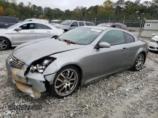 2006 Infiniti G35 Coupe with VIN JNKCV54E26M720966, listed as a Copart auction lot 79300214 with 187,068 mi miles and Salvage Title. Bid and sale history available at carsss.com. Image 1.
