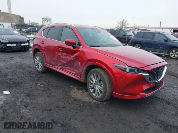 2023 Mazda CX-5 Signature with VIN JM3KFBXY3P0282456, listed as a IAAI auction lot 41542915 with 3,376 mi miles and . Bid and sale history available at carsss.com. Image 1.