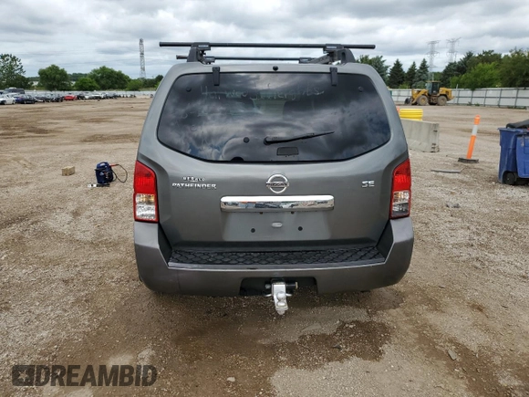 2009 Nissan Pathfinder S с VIN 5N1AR18B39C609161, выставлен на аукционе Copart как лот 62730495 с пробегом 213 768 миль миль и Списание • Salvage title. История ставок и продаж доступна на DreamBid. Изображение 6.