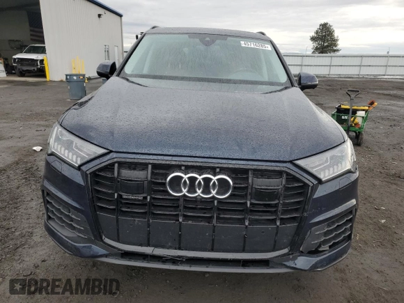 2023 Audi Q7 Premium Plus with VIN WA1LCBF72PD029226, listed as a Copart auction lot 49309715 with Not provided miles and Salvage title. Bid and sale history available at DreamBid. Image 5.