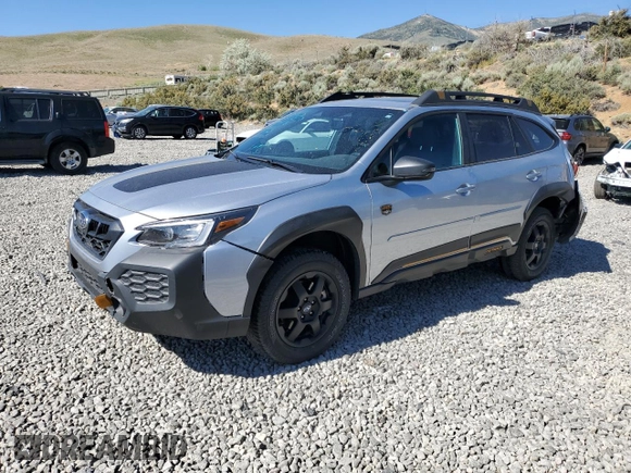 2024 Subaru Outback Wilderness with VIN 4S4BTGUD8R3216661, listed as a Copart auction lot 60155255 with 27,572 mi miles and Salvage title. Bid and sale history available at DreamBid. Image 1.
