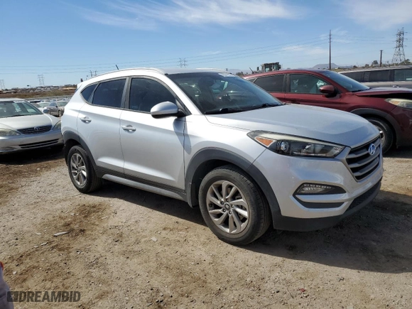 2017 Hyundai Tucson SE Plus with VIN KM8J33A41HU297617, listed as a Copart auction lot 46241055 with 107,027 mi miles and Salvage Title. Bid and sale history available at carsss.com. Image 4.