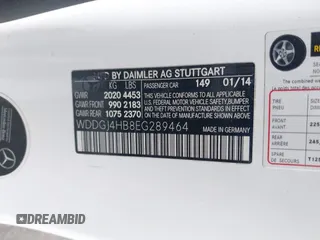 2014 Mercedes-Benz C 250 с VIN WDDGJ4HB8EG289464, выставлен на аукционе IAAI как лот 42349250 с пробегом 104 818 миль миль и . История ставок и продаж доступна на DreamBid. Изображение 9.