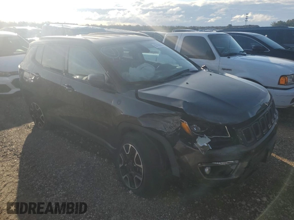 2020 Jeep Compass Trailhawk with VIN 3C4NJDDB1LT189318, listed as a Copart auction lot 50199885 with 93,943 mi miles and Non Repairable. Bid and sale history available at carsss.com. Image 4.