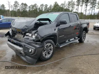 2022 Chevrolet Colorado 2WD Z71 with VIN 1GCGSDEN5N1244586, listed as a Copart auction lot 89294755 with 52,120 mi miles and Salvage title. Bid and sale history available at DreamBid. Image 1.