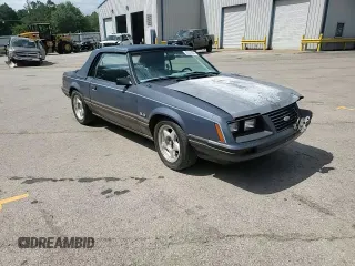 1983 Ford Mustang GT with VIN 1FABP27F8DF158802, listed as a Copart auction lot 63516945 with 3,424 mi miles and Salvage title. Bid and sale history available at DreamBid. Image 13.