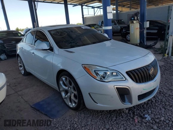 2016 Buick Regal GS with VIN 2G4GU5GX7G9199644, listed as a Copart auction lot 72998444 with 117,230 mi miles and Salvage Title. Bid and sale history available at carsss.com. Image 4.