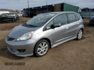 2010 Honda Fit Sport with VIN JHMGE8G41AC033885, listed as a Copart auction lot 49793605 with 114,910 mi miles and Salvage title. Bid and sale history available at DreamBid. Image 1.