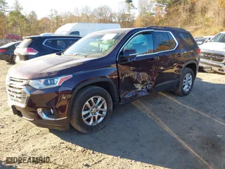 2019 Chevrolet Traverse LT Cloth with VIN 1GNEVGKW0KJ103392, listed as a IAAI auction lot 40702731 with 77,025 mi miles. Bid and sale history available at carsss.com. Image 2.