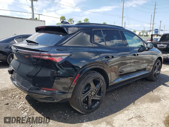 2025 Chevrolet Equinox EV RS z VIN 3GN7DSRP7SS124364, wystawiony jako Copart lot #53057455 z przebiegiem 4624 mil mil oraz Szkoda całkowita • Salvage title. Historia ofert i sprzedaży dostępna na DreamBid. Obrazek 3.