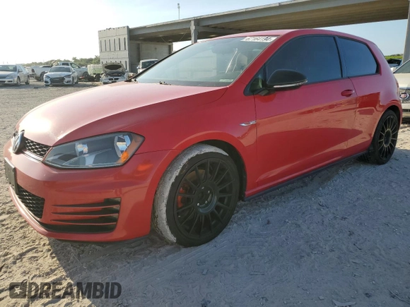 2015 Volkswagen Golf GTI S with VIN 3VWTT7AU2FM074229, listed as a Copart auction lot 67164194 with 128,653 mi miles and Salvage Title. Bid and sale history available at carsss.com. Image 1.