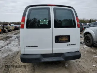 2005 Chevrolet Express Cargo z VIN 1GCFG15X051168059, wystawiony jako Copart lot #88302095 z przebiegiem Nie podano mil oraz Szkoda całkowita • Salvage title. Historia ofert i sprzedaży dostępna na DreamBid. Obrazek 6.