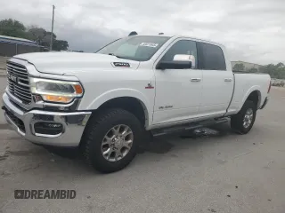 2021 Ram 2500 Laramie with VIN 3C6UR5FL0MG557103, listed as a Copart auction lot 50521045 with 71,493 mi miles and Salvage Title. Bid and sale history available at carsss.com. Image 1.