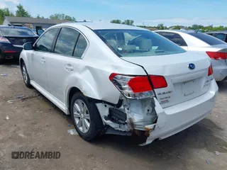 2012 Subaru Legacy Premium with VIN 4S3BMBC6XC3011714, listed as a IAAI auction lot 42364024 with 107,586 mi miles and . Bid and sale history available at DreamBid. Image 6.