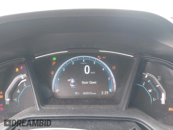 2020 Honda Civic LX z VIN 2HGFC2F62LH547412, wystawiony jako IAAI lot #42254847 z przebiegiem 62 519 mil mil oraz . Historia ofert i sprzedaży dostępna na DreamBid. Obrazek 7.