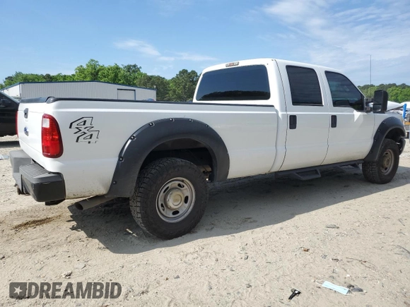 2015 Ford F-250 Lariat with VIN 1FT7W2B68FEA83036, listed as a Copart auction lot 55028095 with 92,926 mi miles and Salvage title. Bid and sale history available at DreamBid. Image 3.