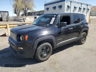 2018 Jeep Renegade Sport z VIN ZACCJBAH8JPH19695, wystawiony jako Copart lot #52029725 z przebiegiem 57 364 mil mil oraz Szkoda całkowita • Salvage title. Historia ofert i sprzedaży dostępna na DreamBid. Obrazek 1.