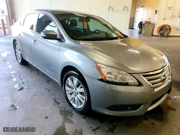 2013 Nissan Sentra SV with VIN 3N1AB7AP4DL714051, listed as a Copart auction lot 87350294 with 133,081 mi miles and Clean Title. Bid and sale history available at carsss.com. Image 1.