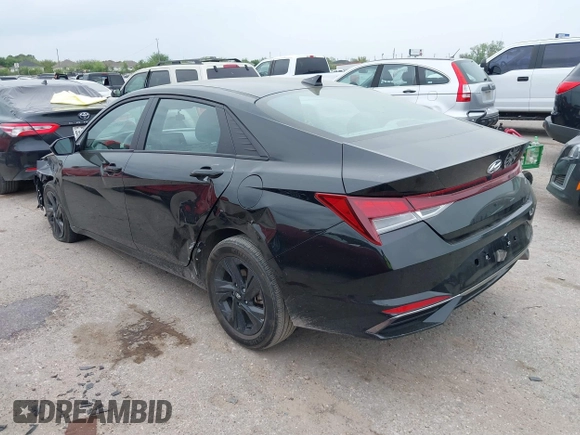 2023 Hyundai Elantra SEL with VIN KMHLM4AGXPU520757, listed as a IAAI auction lot 41892115 with 22,460 mi miles and . Bid and sale history available at DreamBid. Image 3.
