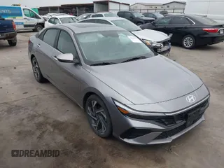 2025 Hyundai Elantra SEL Convenience with VIN KMHLS4DG2SU878316, listed as a IAAI auction lot 41943775 with 13,912 mi miles. Bid and sale history available at carsss.com. Image 1.