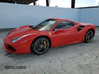 2017 Ferrari 488 z VIN ZFF80AMA6H0221790, wystawiony jako Copart lot #66868284 z przebiegiem Nie podano mil oraz Szkody całkowita. Historia ofert i sprzedaży dostępna na DreamBid. Obrazek 1.