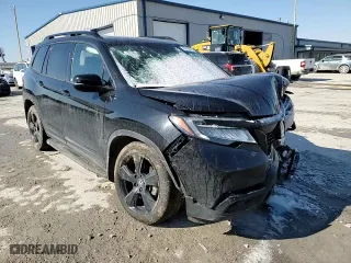 2021 Honda Passport Elite with VIN 5FNYF8H0XMB028061, listed as a Copart auction lot 44798415 with 94,557 mi miles and Salvage Title. Bid and sale history available at carsss.com. Image 13.