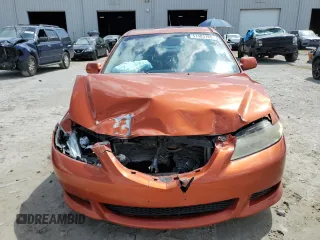 2004 Mazda Mazda6 s with VIN 1YVFP80D845N58740, listed as a Copart auction lot 51483185 with 130,196 mi miles and Salvage Title. Bid and sale history available at carsss.com. Image 5.