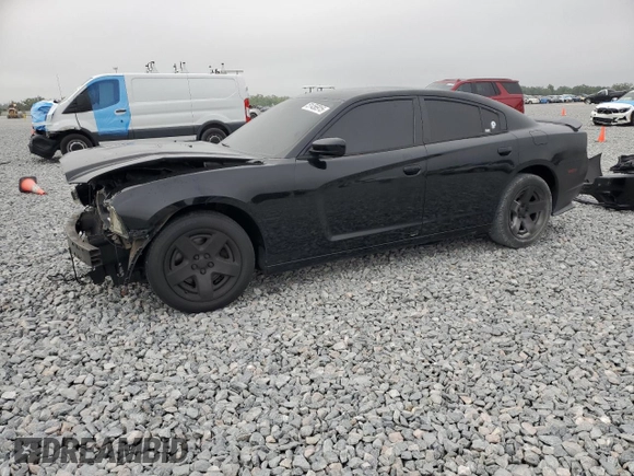 2012 Dodge Charger Police with VIN 2C3CDXATXCH230930, listed as a Copart auction lot 51456915 with 101,325 mi miles and Salvage Title. Bid and sale history available at carsss.com. Image 1.