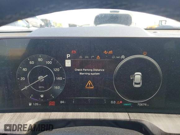 2023 Kia Telluride SX Prestige with VIN 5XYP5DGC5PG387088, listed as a Copart auction lot 60807605 with 70,674 mi miles and Salvage title. Bid and sale history available at DreamBid. Image 9.