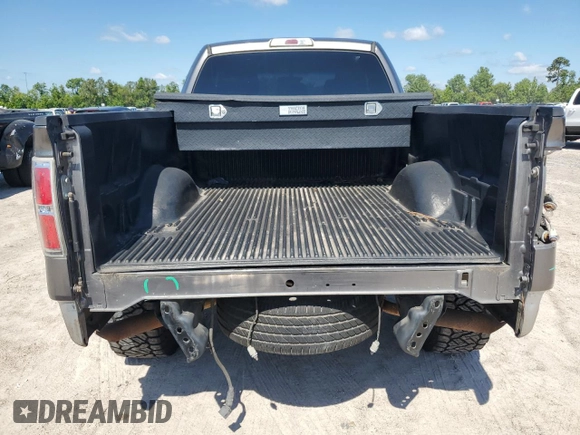 2011 Ford F-150 XL with VIN 1FTFX1CF3BFA39905, listed as a Copart auction lot 56494065 with 168,715 mi miles and Salvage title. Bid and sale history available at DreamBid. Image 6.