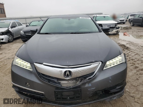 2016 Acura TLX with VIN 19UUB1F3XGA000869, listed as a Copart auction lot 43848055 with 131,104 mi miles and Salvage Title. Bid and sale history available at carsss.com. Image 5.