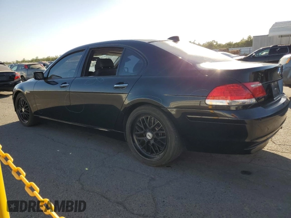 2008 BMW 7 Series 750Li with VIN WBAHN83538DT85226, listed as a Copart auction lot 73397614 with 134,509 mi miles and Salvage Title. Bid and sale history available at carsss.com. Image 2.