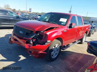 2007 Ford F-150 XLT with VIN 1FTPW12V77KA56155, listed as a IAAI auction lot 41269875 with 218,645 mi miles. Bid and sale history available at carsss.com. Image 17.