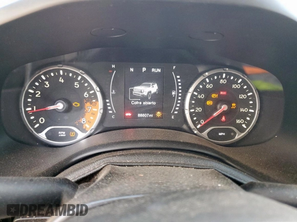 2018 Jeep Renegade Latitude с VIN ZACCJABB6JPH96151, выставлен на аукционе Copart как лот 59814345 с пробегом 88 607 миль миль и Списание • Salvage title. История ставок и продаж доступна на DreamBid. Изображение 9.