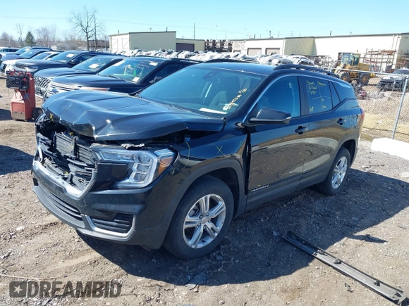 2022 GMC Terrain SLE with VIN 3GKALTEV4NL104801, listed as a IAAI auction lot 41878014 with 42,363 mi miles and . Bid and sale history available at DreamBid. Image 2.