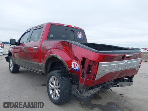 2016 Ford F-150 XLT with VIN 1FTEW1EG5GFD54832, listed as a IAAI auction lot 41629884 with 120,115 mi miles. Bid and sale history available at carsss.com. Image 3.