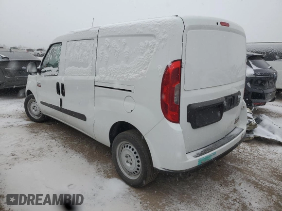 2022 Ram ProMaster City Cargo Tradesman with VIN ZFBHRFAB0N6X33216, listed as a Copart auction lot 89373425 with 72,737 mi miles and Salvage title. Bid and sale history available at DreamBid. Image 2.